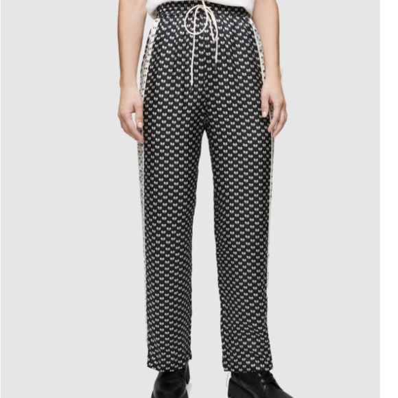 Maje Pants - Maje "Patsy' satin bow pants